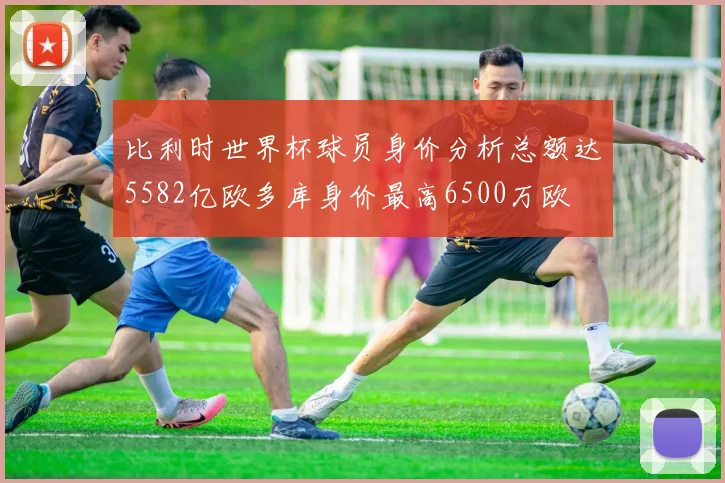 比利时世界杯球员身价分析总额达5582亿欧多库身价最高6500万欧
